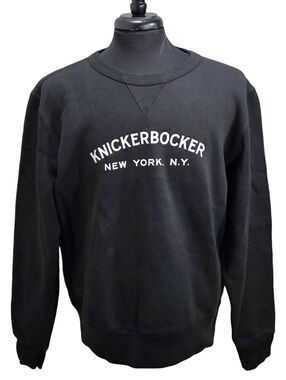 Knickerbocker N.Y. Tailored Fit Black Crew Neck Swestshirt Size XL